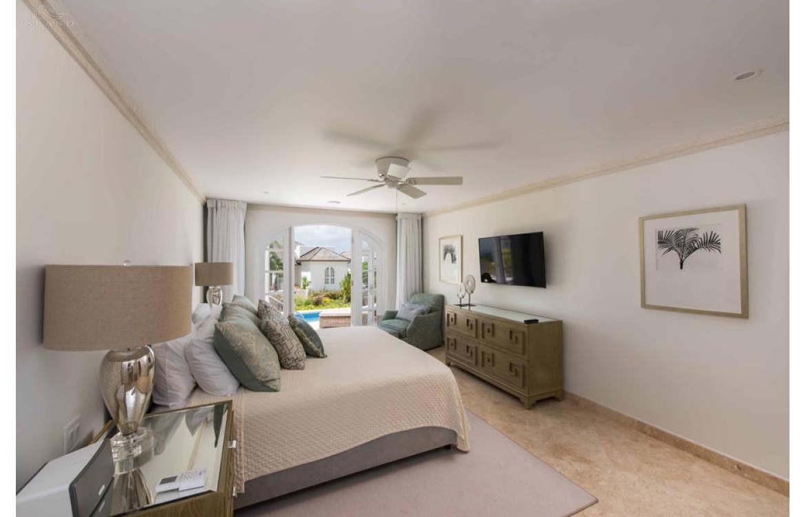 Sugar Cane Ridge 9 Royal Westmoreland Primary Bedroom leading to pool deck