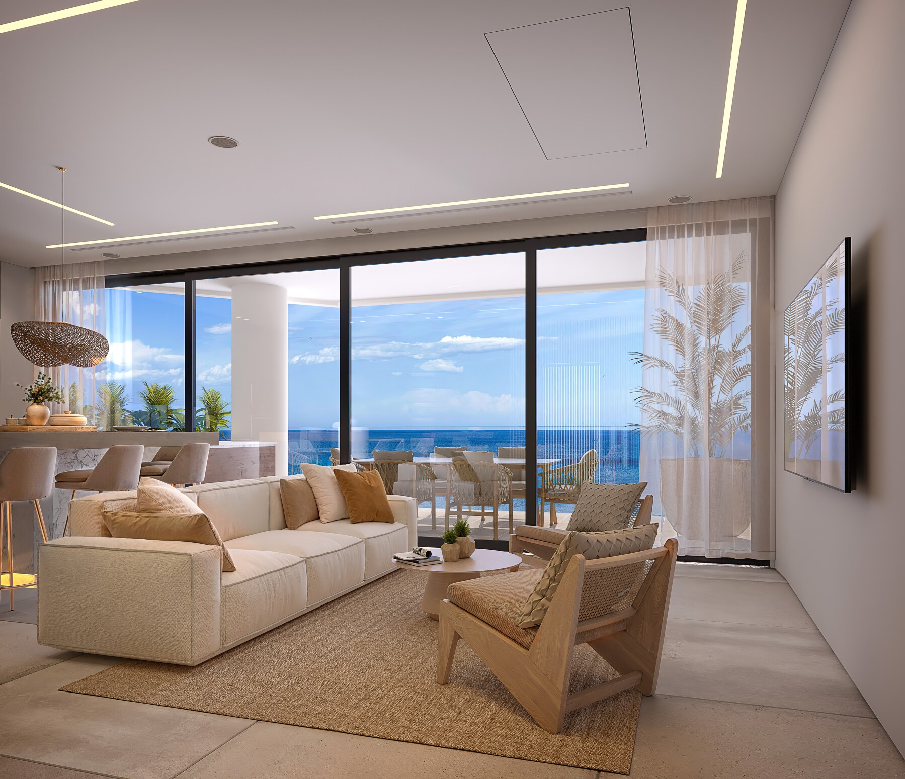 0.1 Dolce Vita Living area with sea view