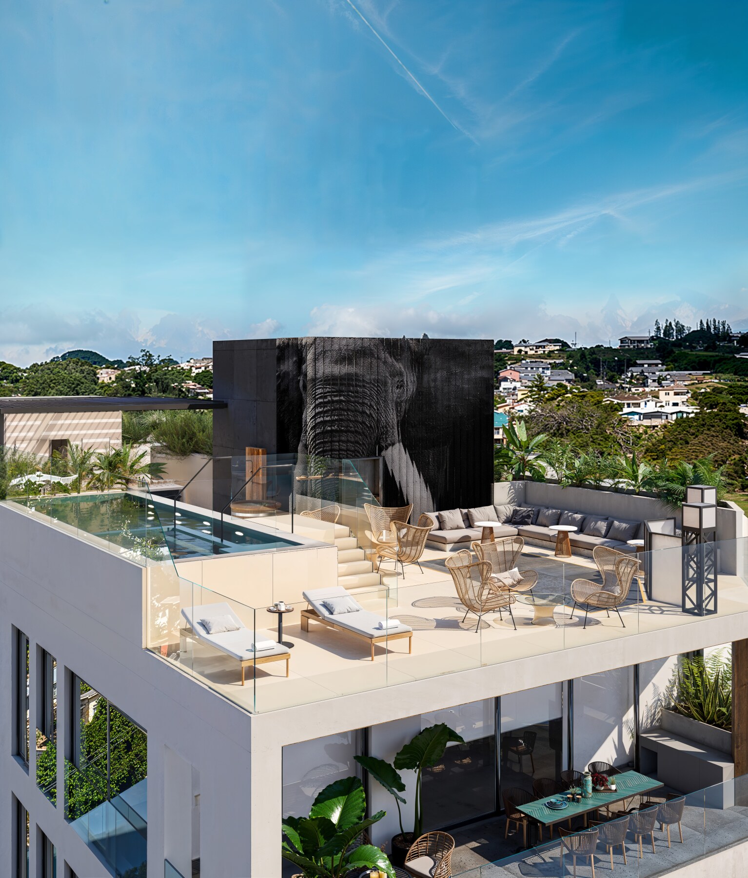 1 Dolce Vita Rooftop Lounge and Balcony below 1 Dolce Vita Rooftop Lounge and Balcony below