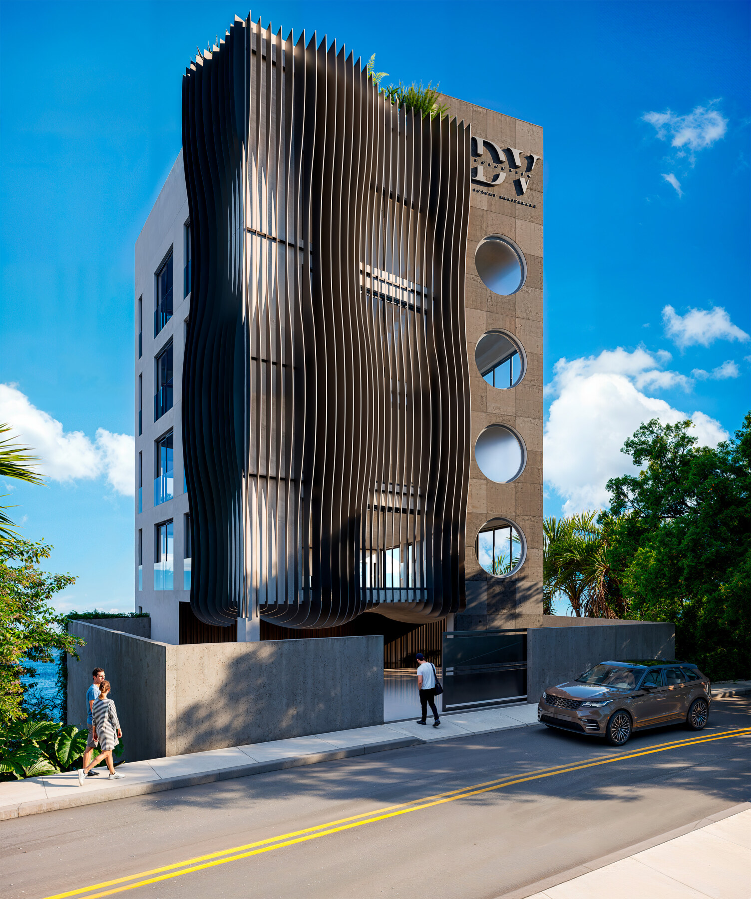 8.4 Dolce Vita CGI view of building frrom west coast road 8.4 Dolce Vita CGI view of building frrom west coast road
