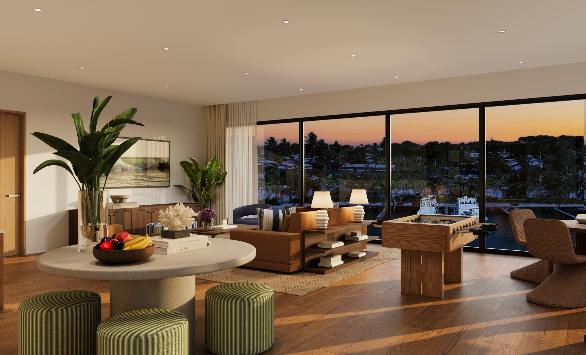 Pendry Residences Barbados Members Lounge