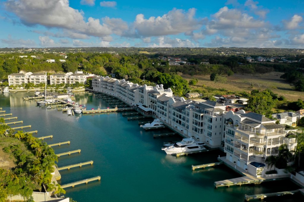 Pendry Residences Barbados marina aerial
