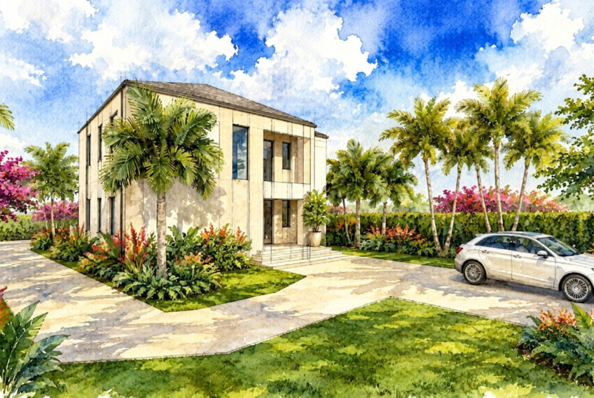 Lancaster Drive 25 Tobago House CGI Exterior 3