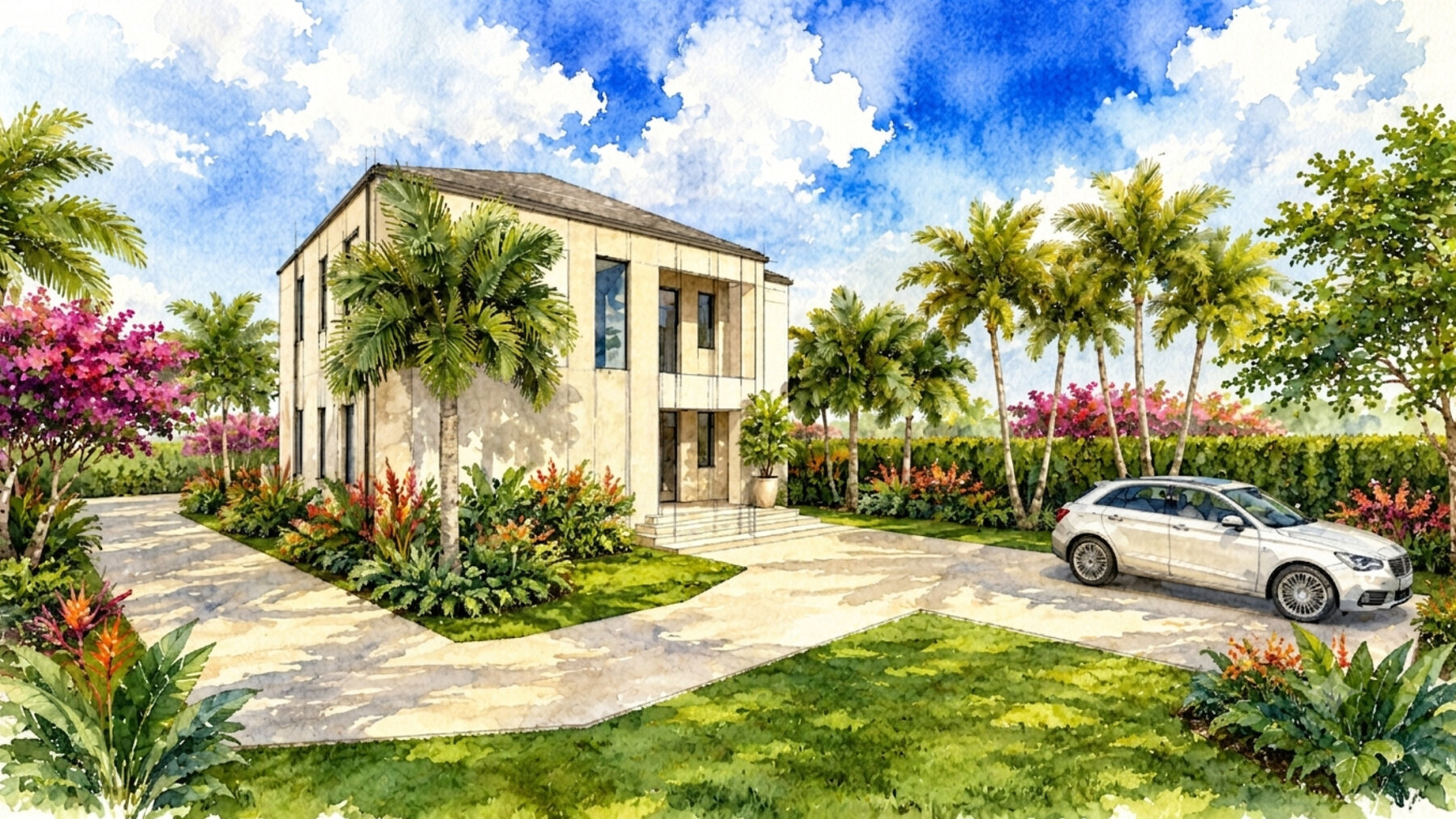Lancaster Drive 25 Tobago House CGI Exterior 3 Lancaster Drive 25 Tobago House CGI Exterior 3