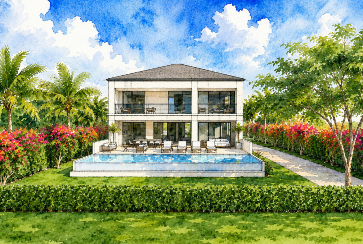 Lancaster Drive 25 Tobago House CGI Exterior 5