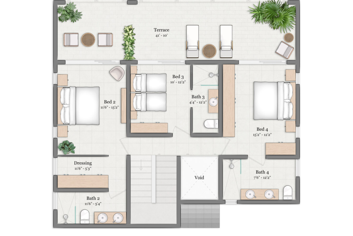 Lancaster Drive 25 Tobago House CGI First Floor