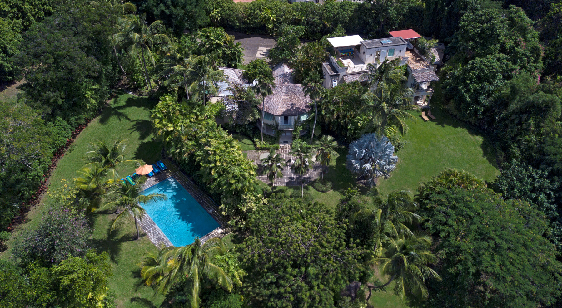 Sandy Lane Evergreen aerial