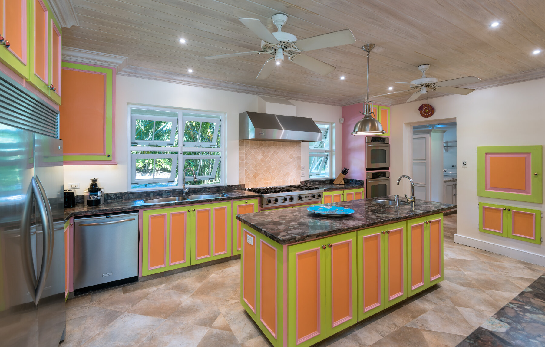 Sandy Lane Evergreen kitchen