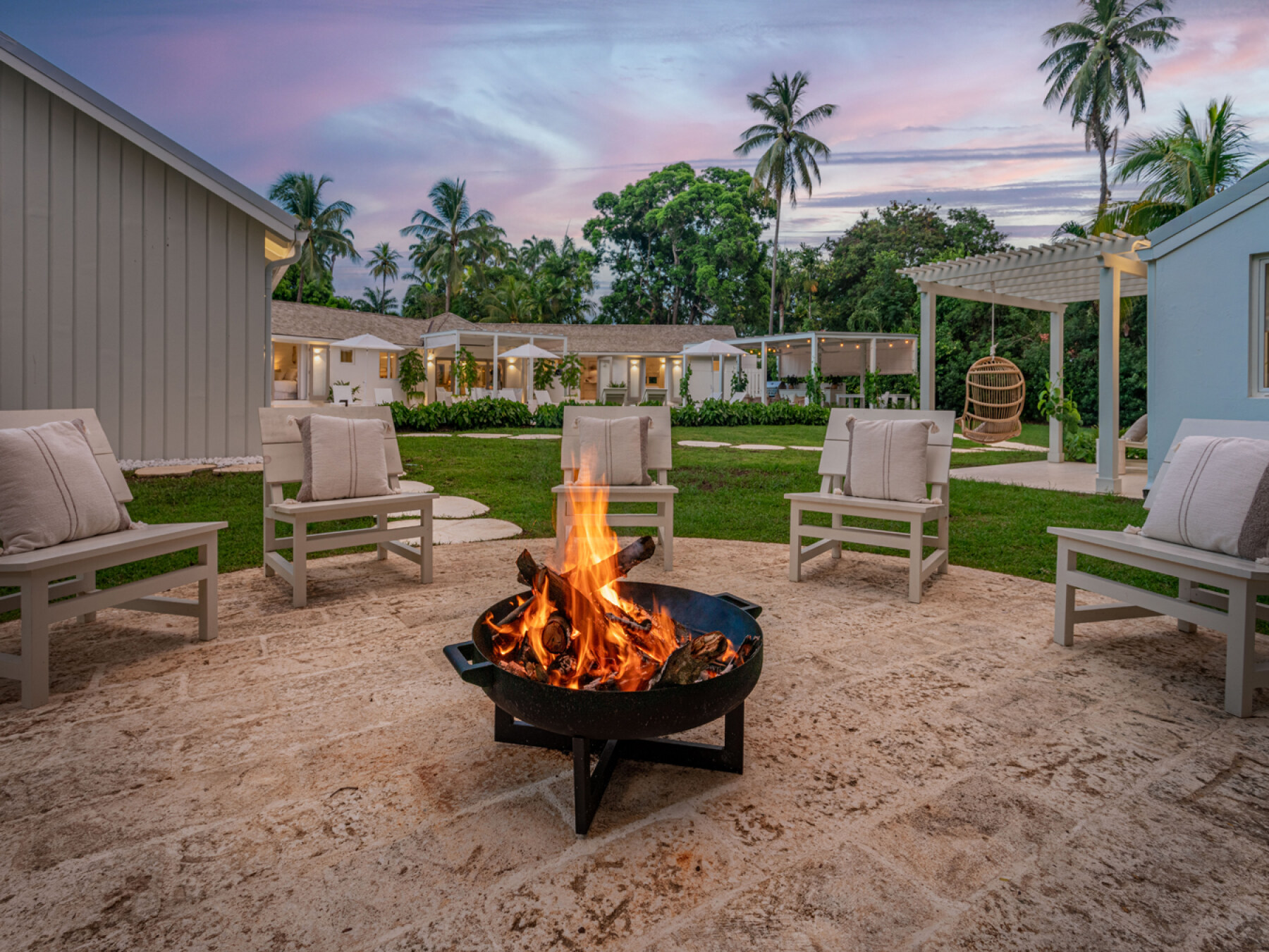 honeycomb house firepit